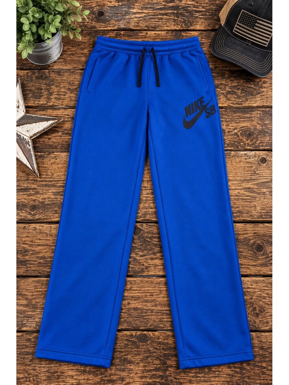 Blue Nike sweatpants LG